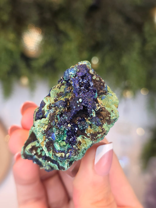 Azurite with Malachite from An Hui, China - MAS6068