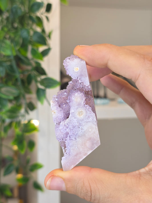 High Grade Madagascan Pink Amethyst Freeform - C
