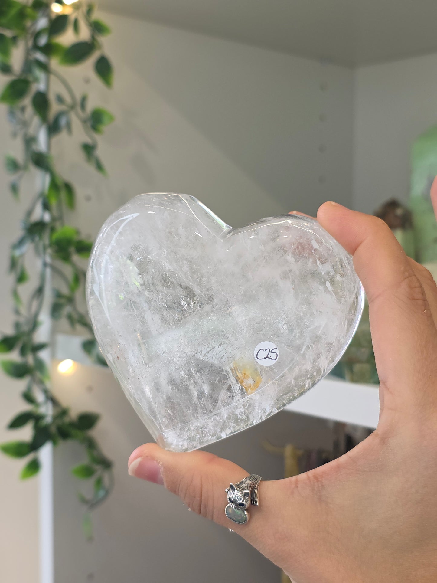 Himalayan Quartz Heart Bowl C