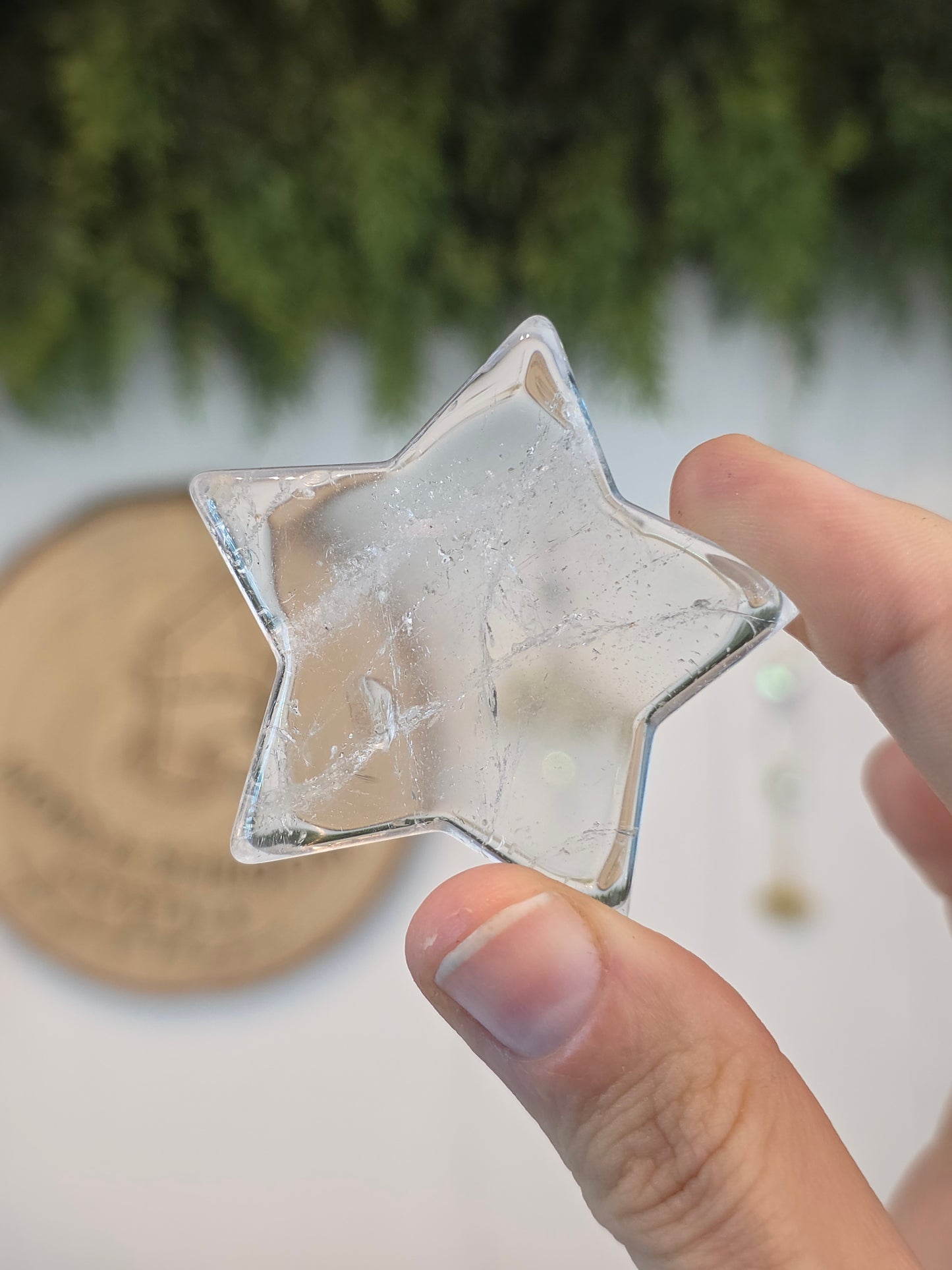 Clear Quartz Star