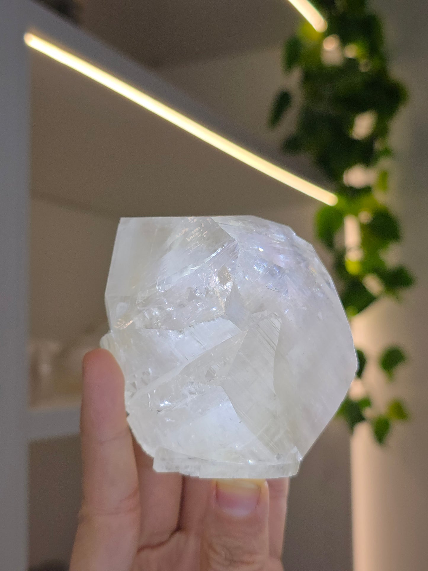 Honey Optical Calcite Freeform Chunk D from Pakistan