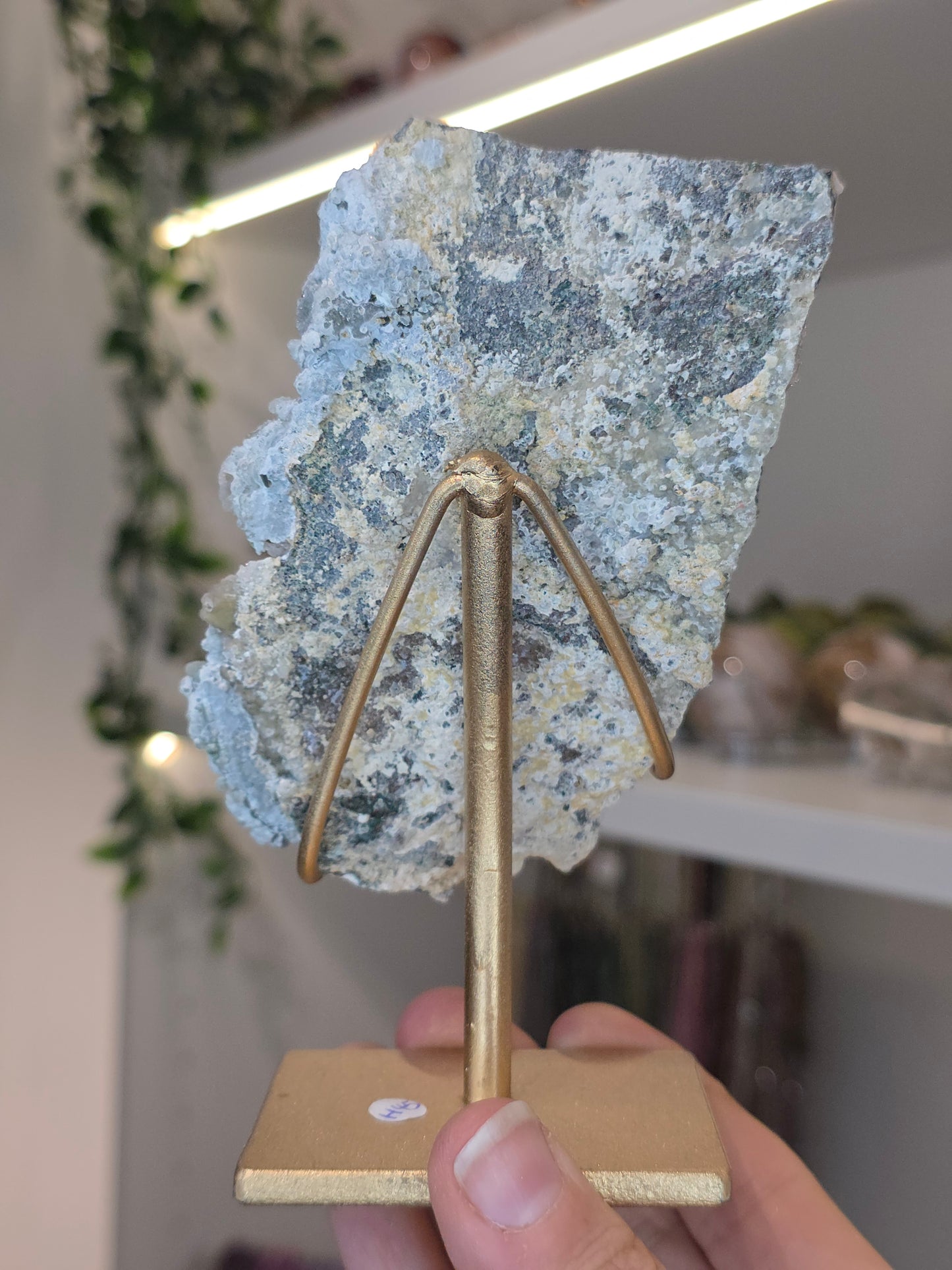 Amethyst Flower H on Stand