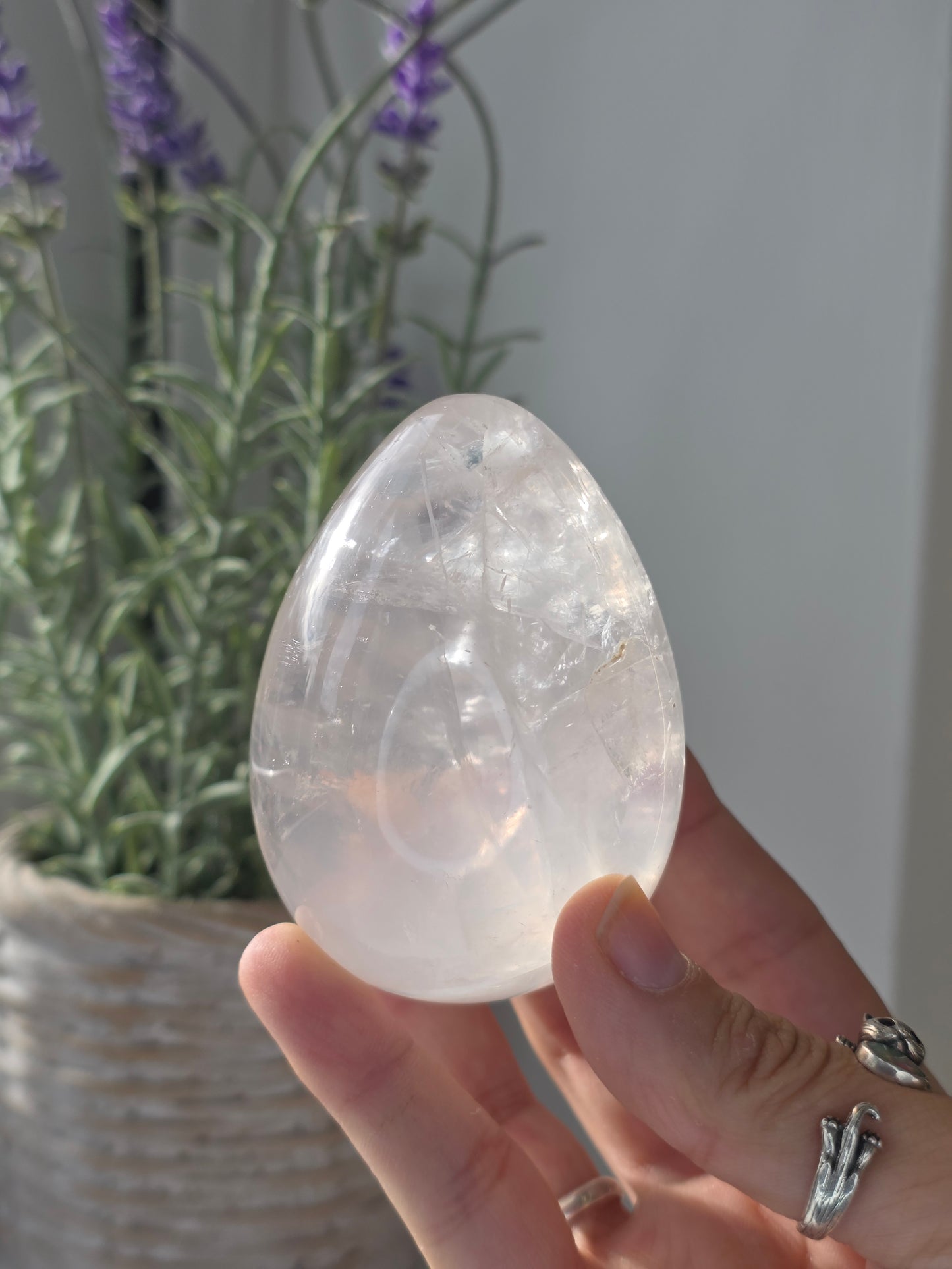Girasol Quartz Egg - A