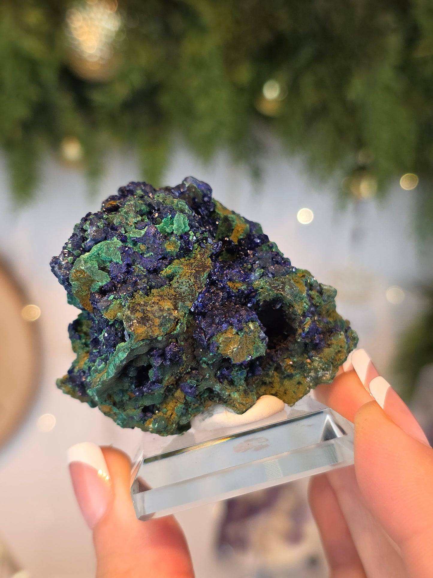 Azurite with Malachite from An Hui, China - MAS6067