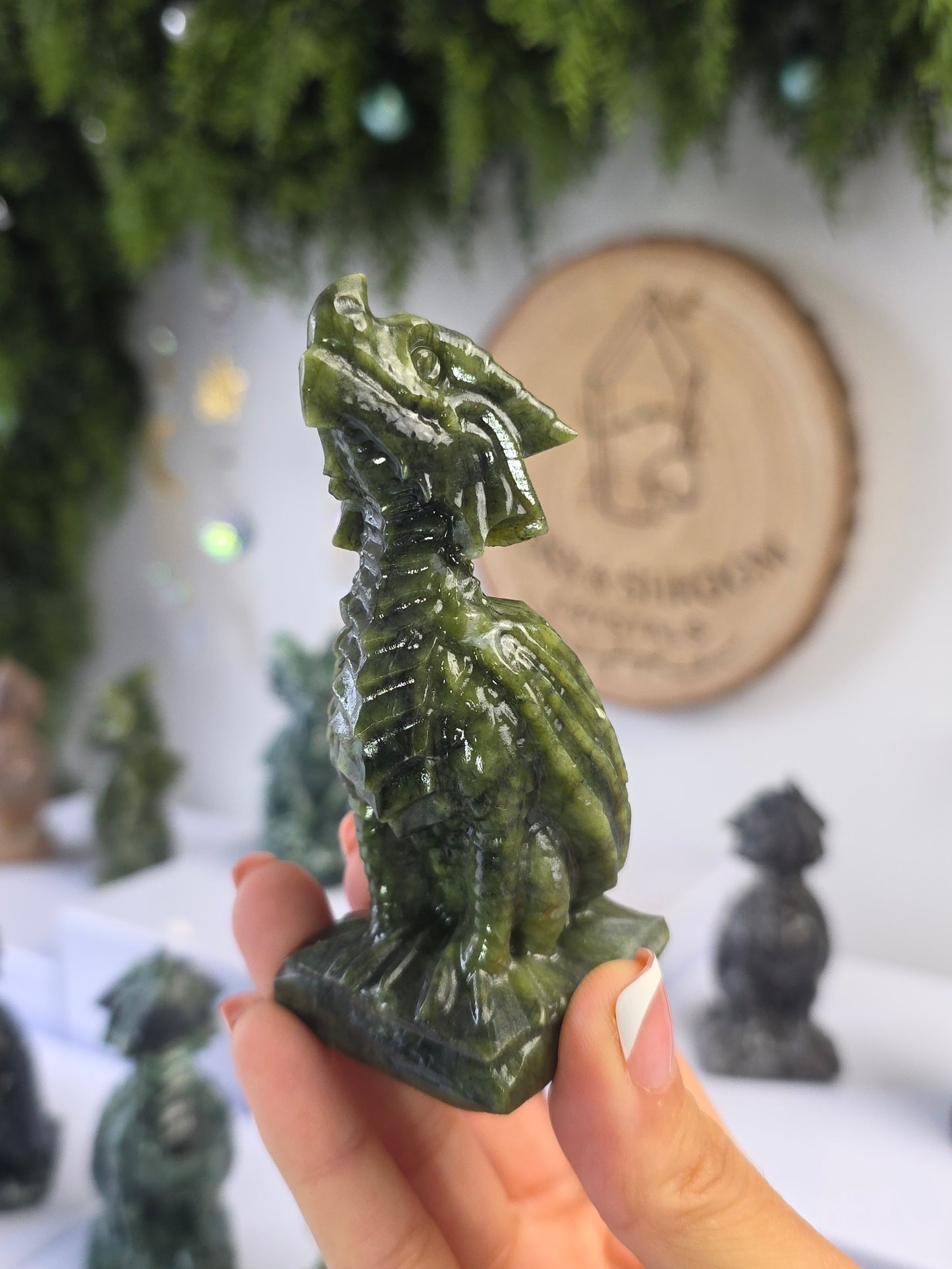Various Material Dragon Carving - MAS3224/35