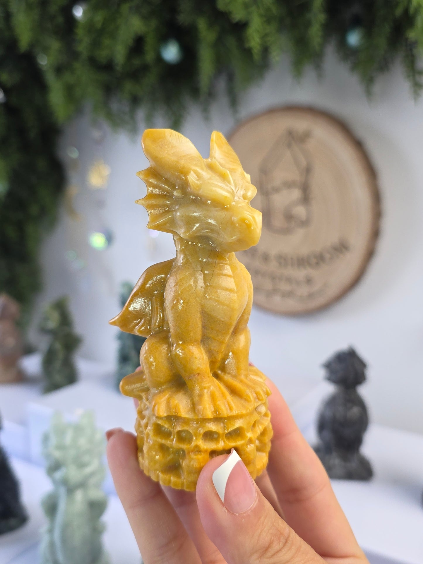 Various Material Dragon Carving - MAS3224/35