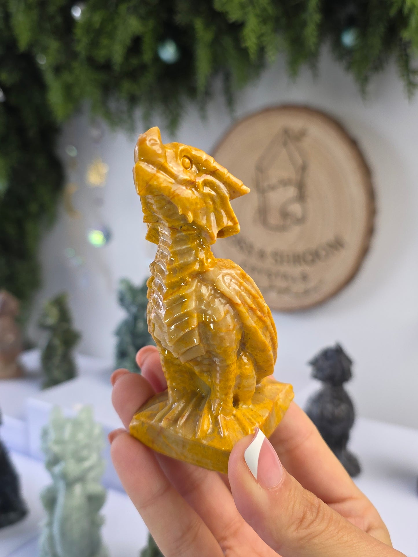 Various Material Dragon Carving - MAS3224/35