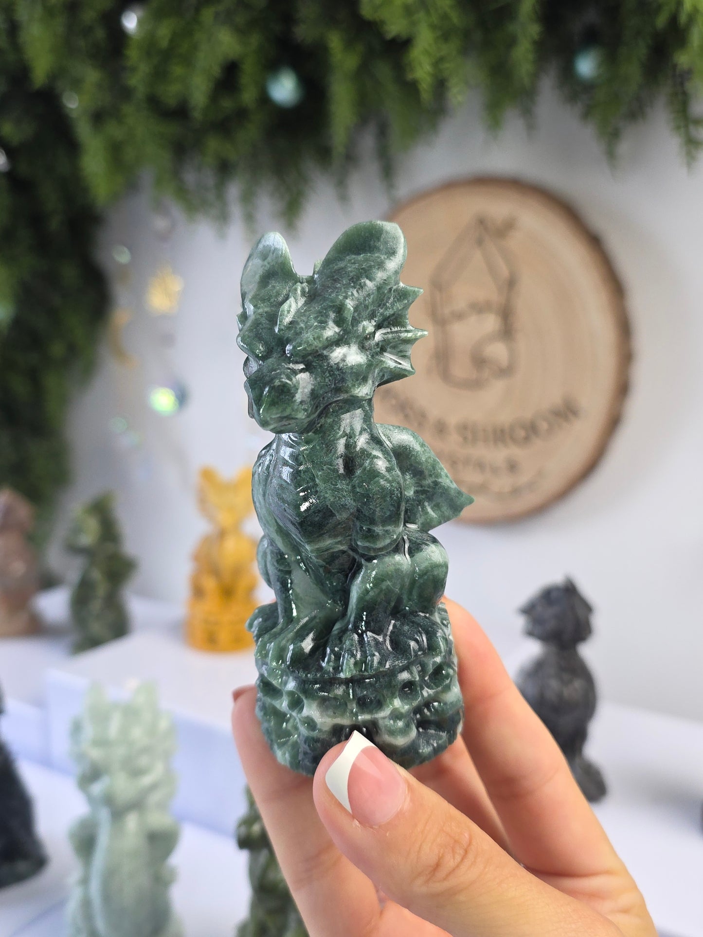 Various Material Dragon Carving - MAS3224/35