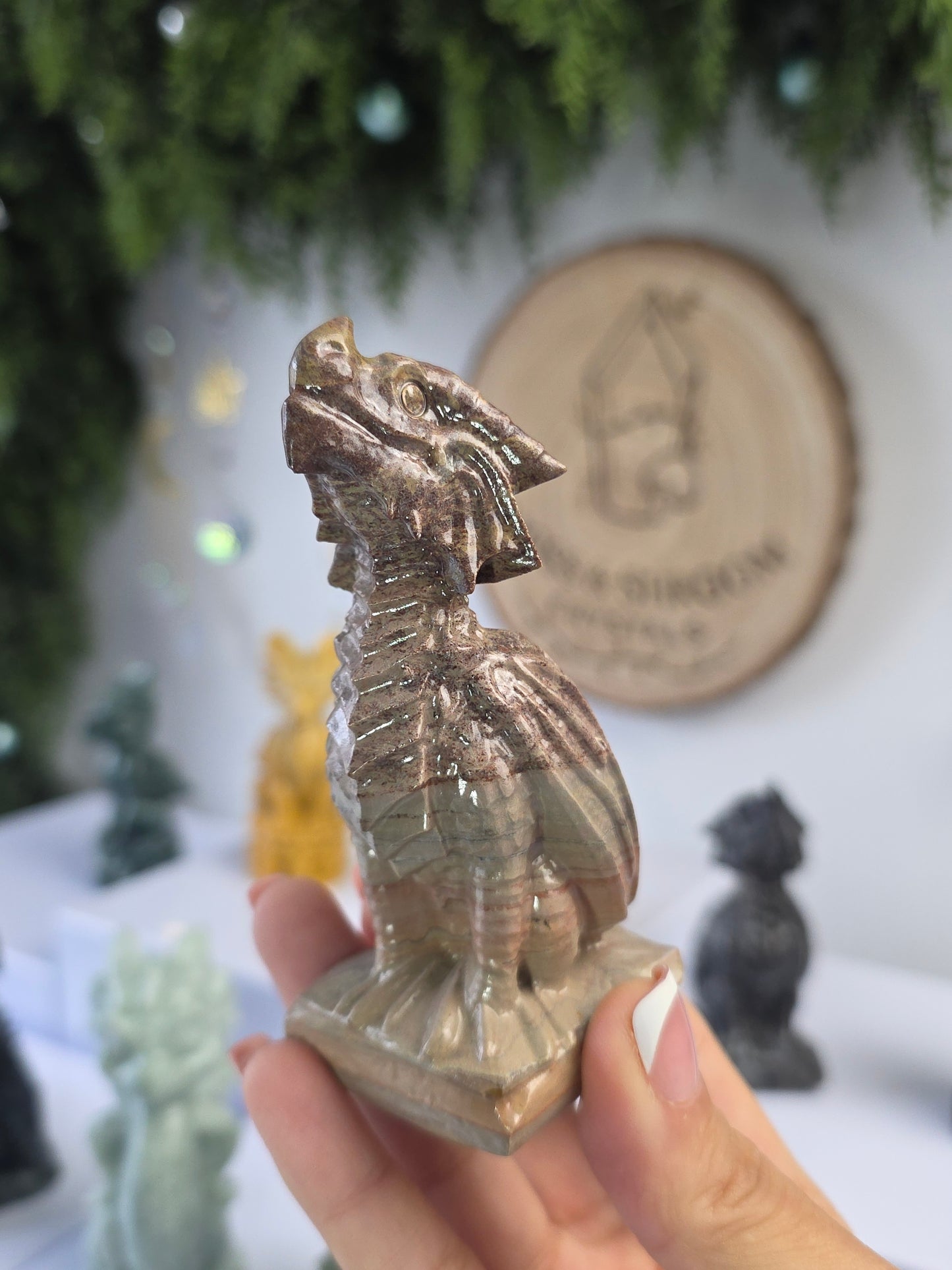 Various Material Dragon Carving - MAS3224/35