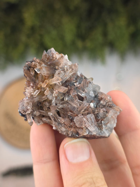 Red Quartz with Specularite M