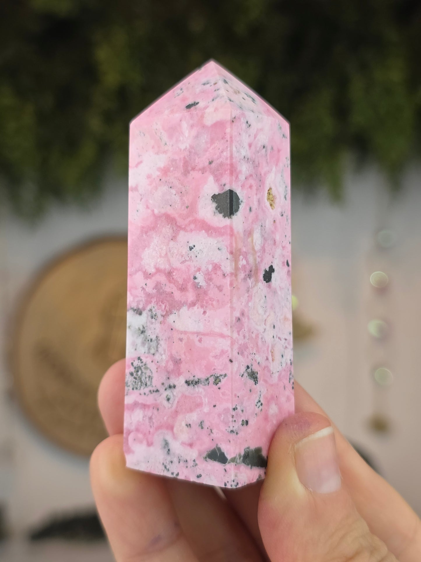 Peruvian Rhodonite Tower E
