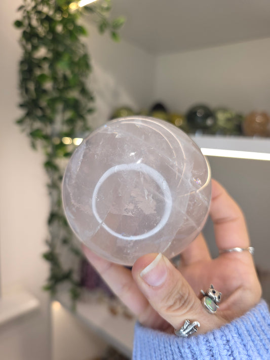 Star Line Rose Quartz Sphere A