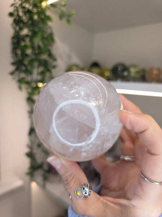 Star Line Rose Quartz Sphere A