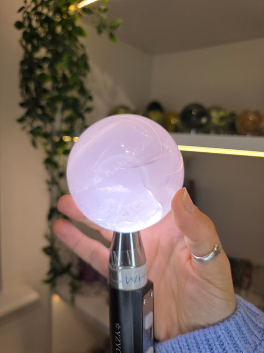 Star Line Rose Quartz Sphere B