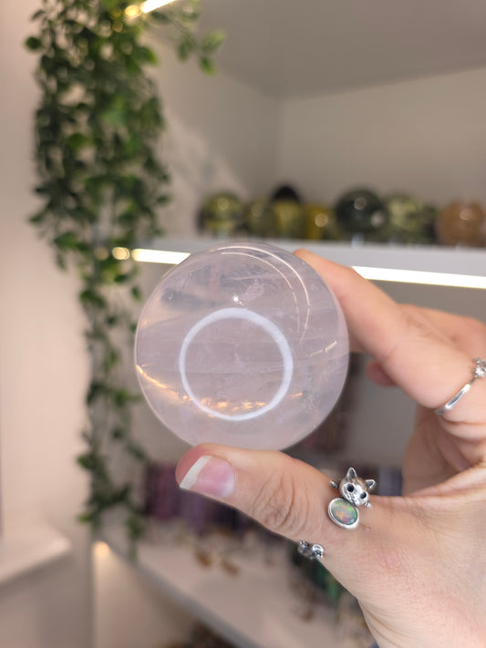 Star Line Rose Quartz Sphere D