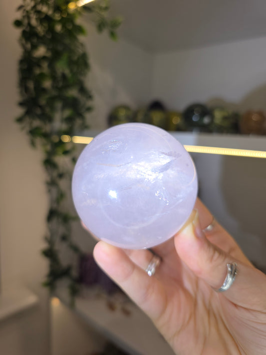 Star Line Rose Quartz Sphere D