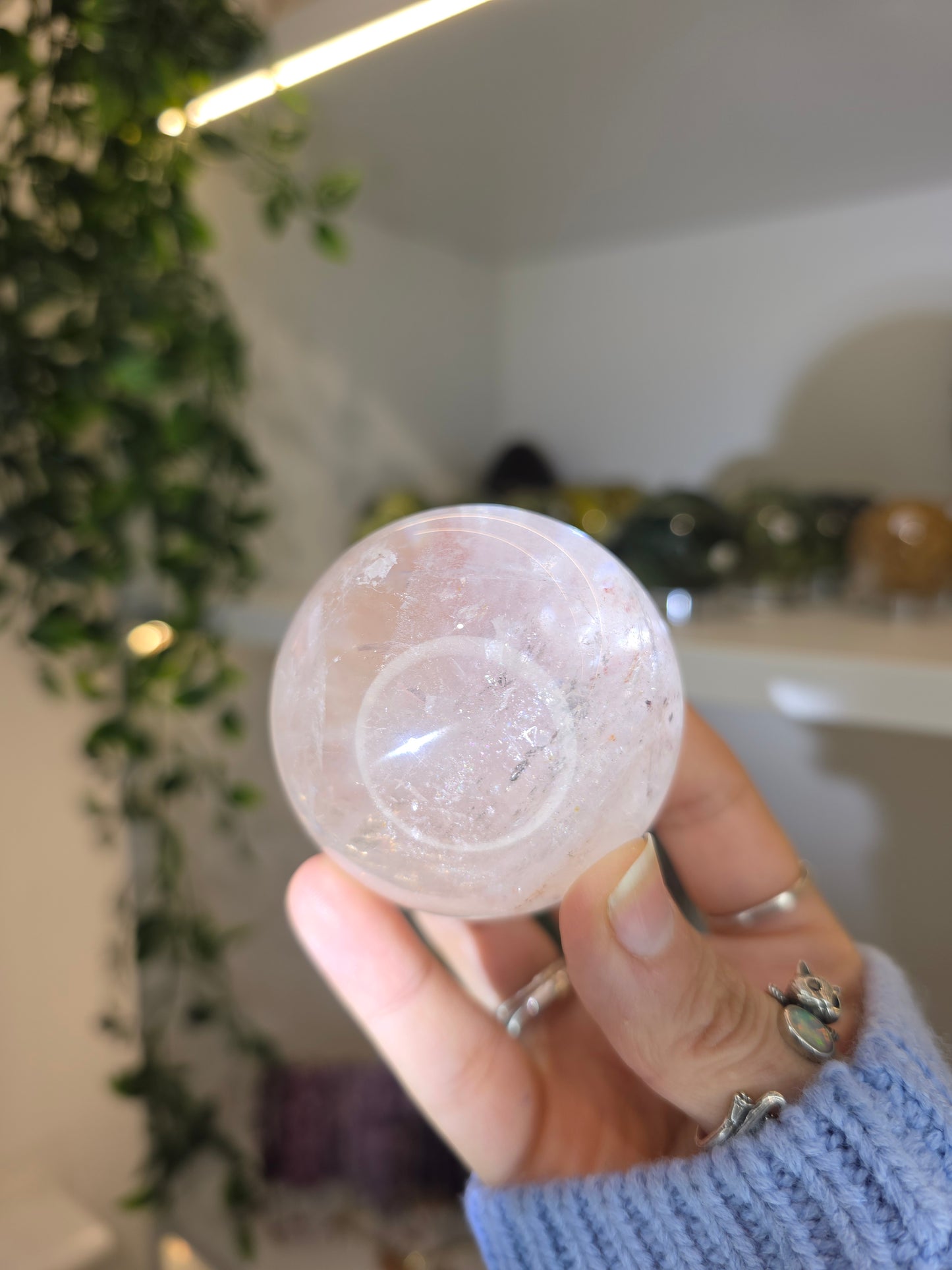 Pink Azeztulite Sphere C