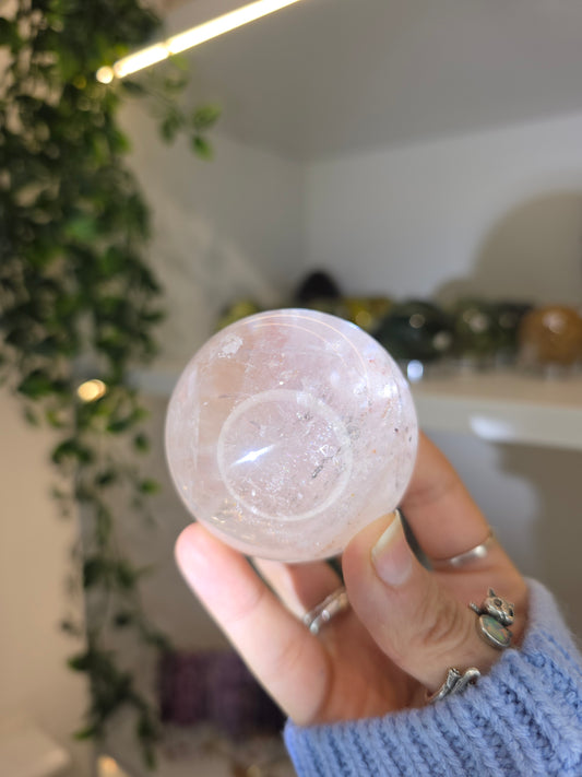 Pink Azeztulite Sphere C