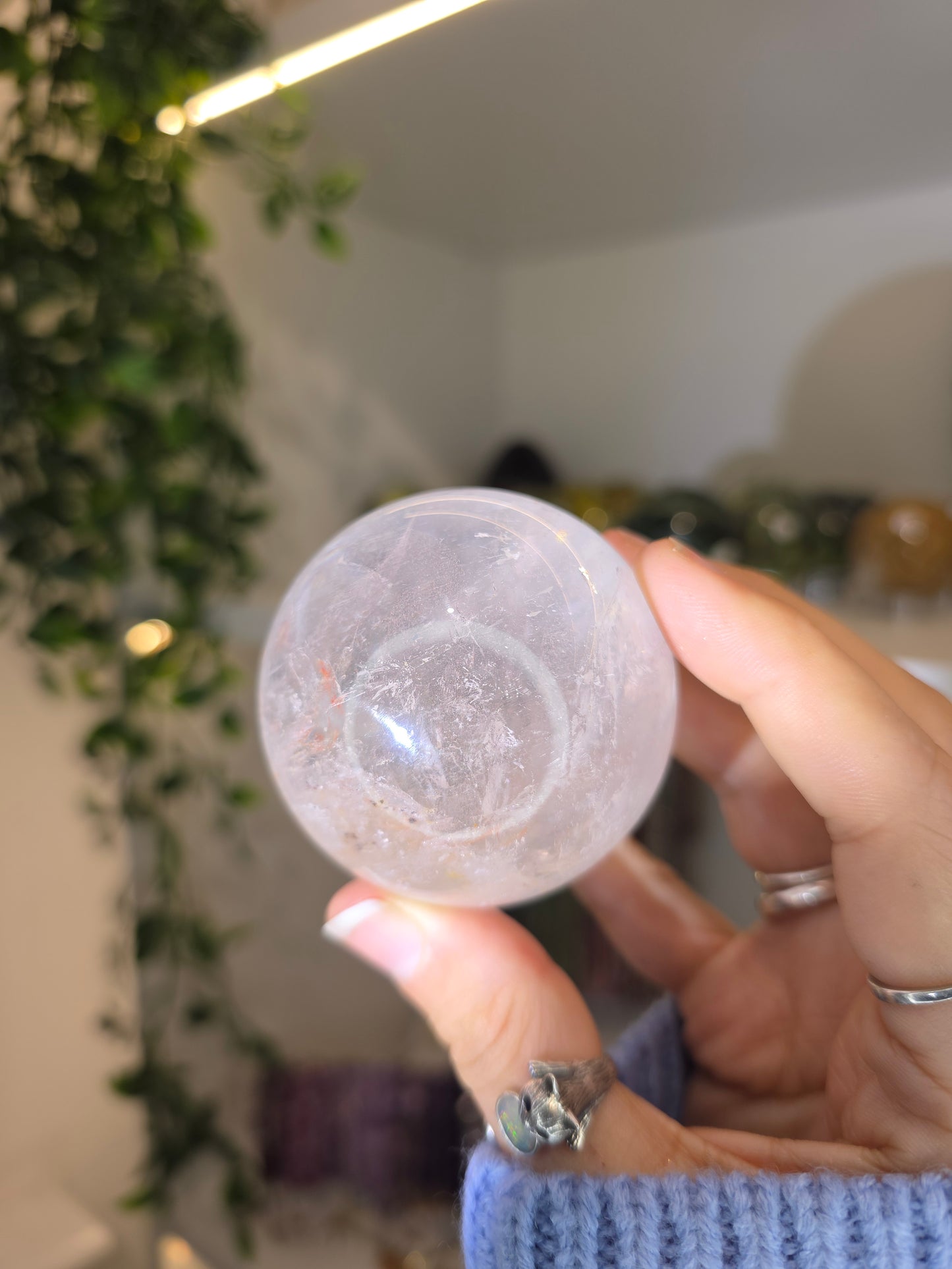 Pink Azeztulite Sphere C