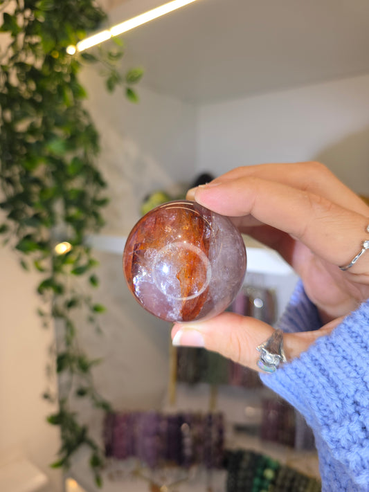 Fire Quartz Sphere A