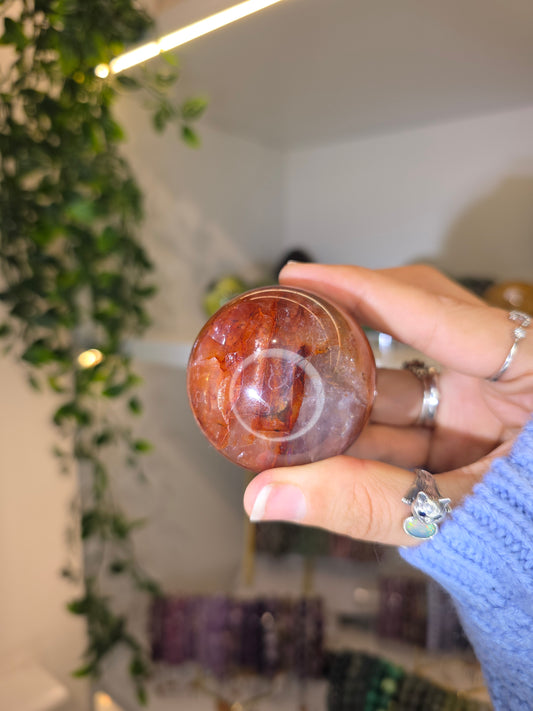 Fire Quartz Sphere A