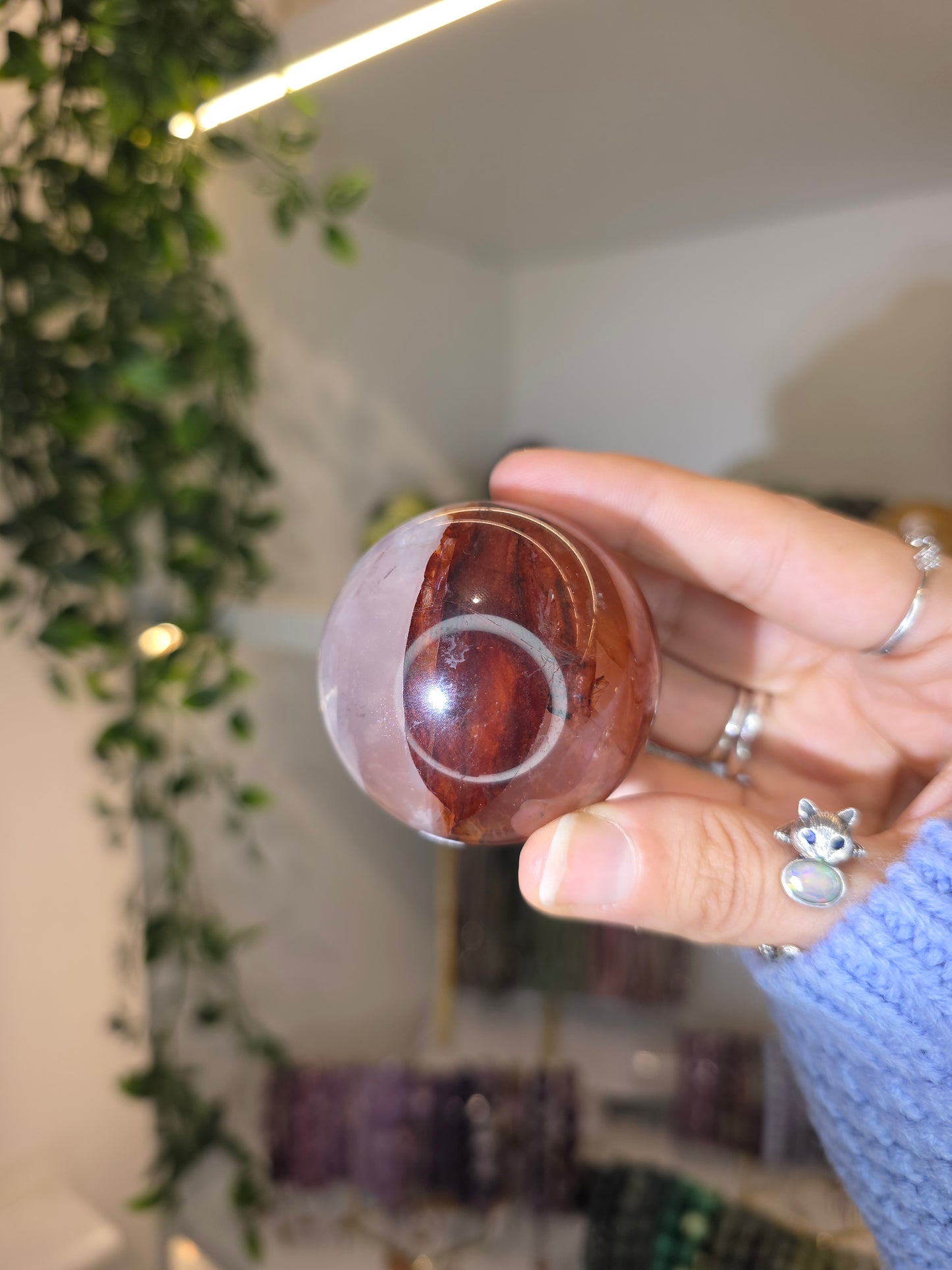Fire Quartz Sphere A