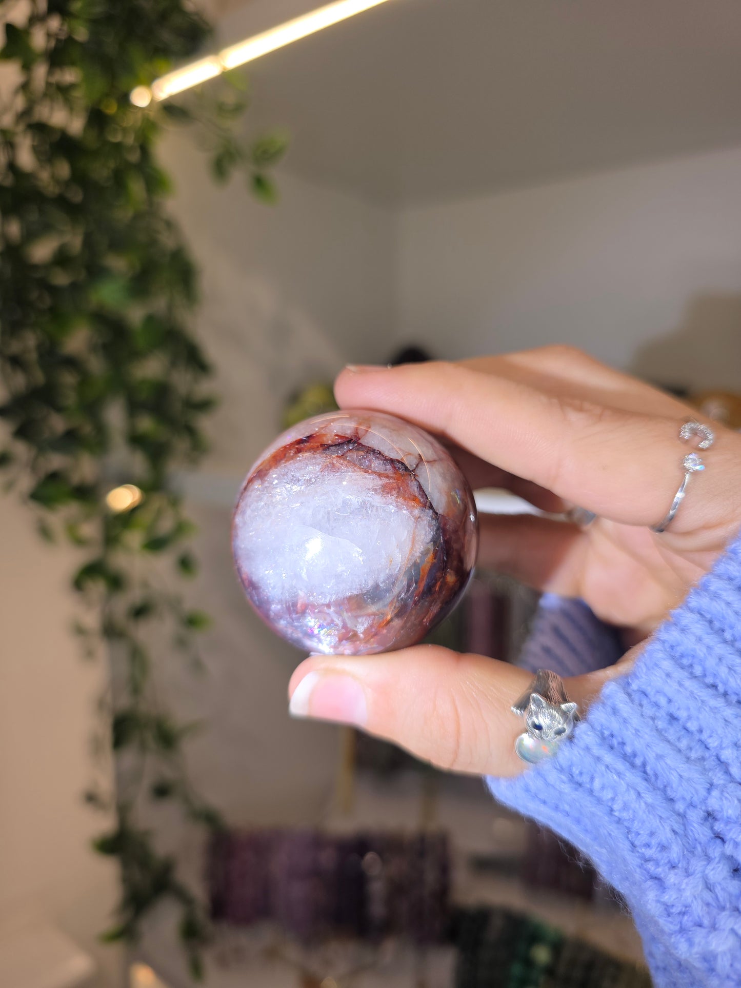 Fire Quartz Sphere B