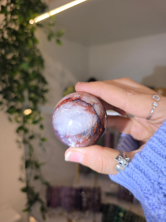 Fire Quartz Sphere B