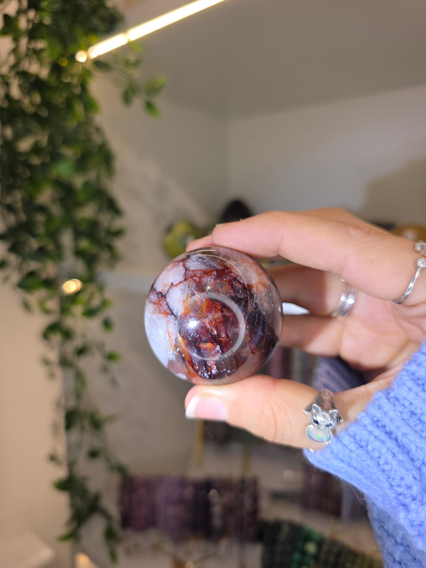Fire Quartz Sphere B
