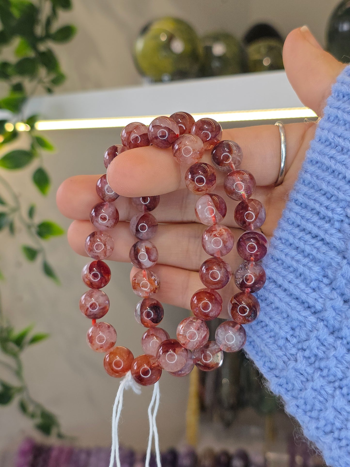 Fire Quartz Bracelet 10mm