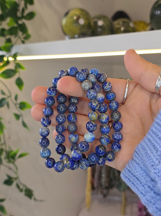 Lapis Lazuli Bracelet 8mm