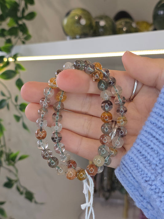 Thousand Layer Garden Quartz Bracelet 8mm