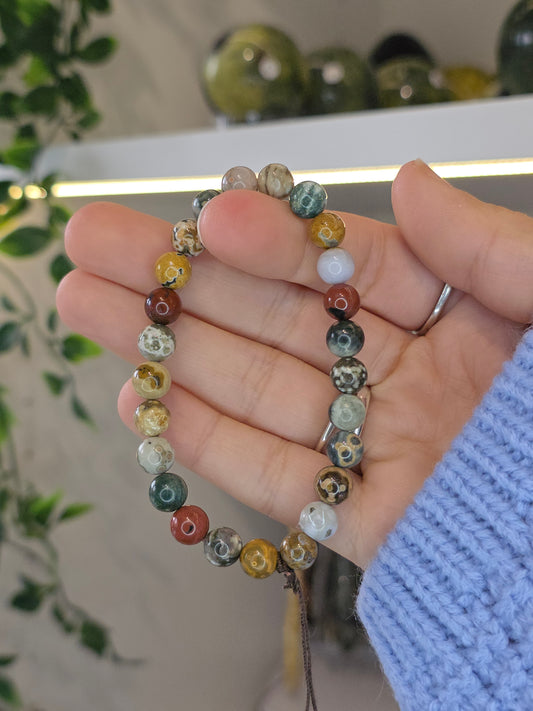 8th Vein Ocean Jasper 7.5mm