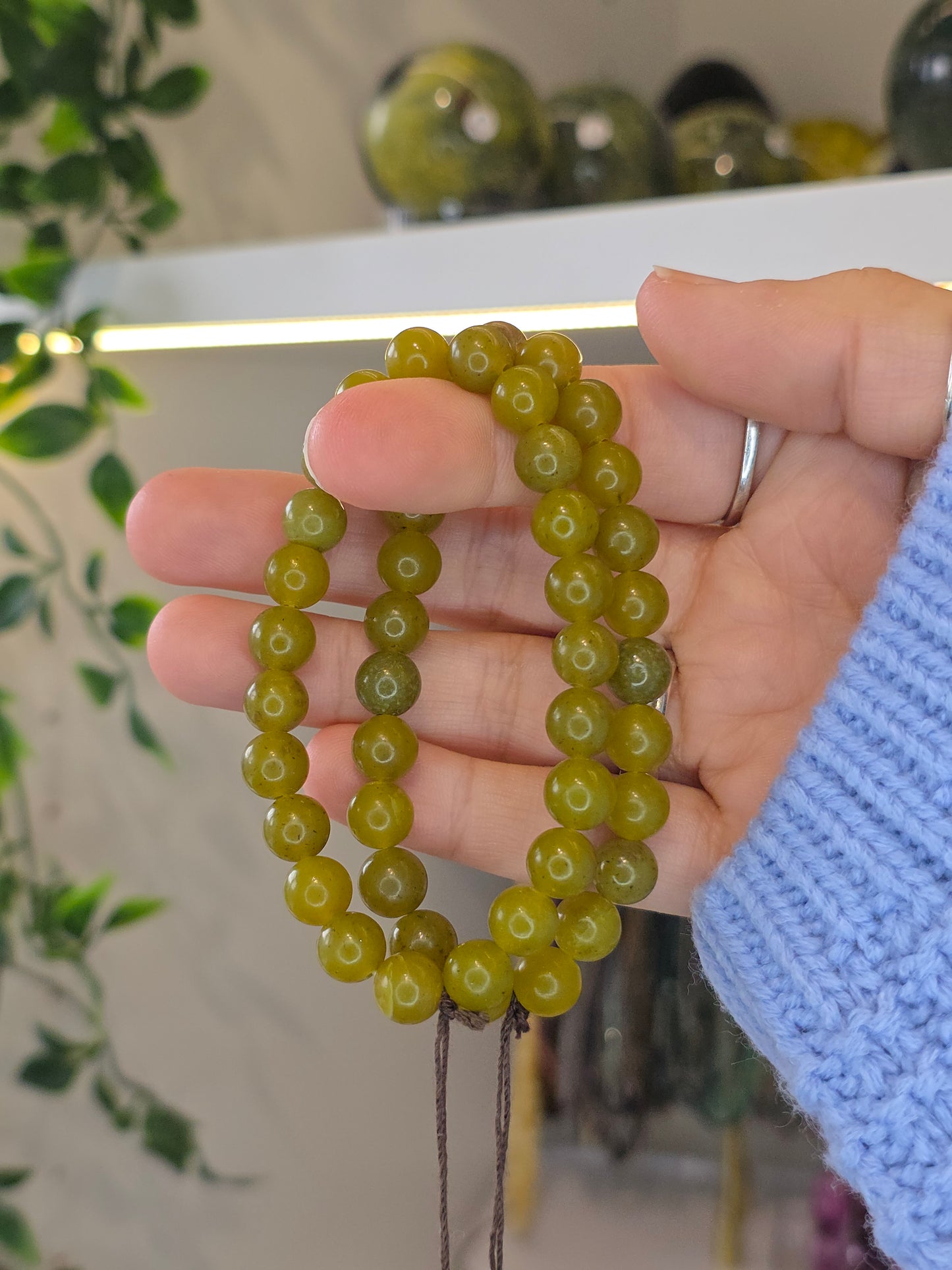 Lemon Jade Bracelets 8mm
