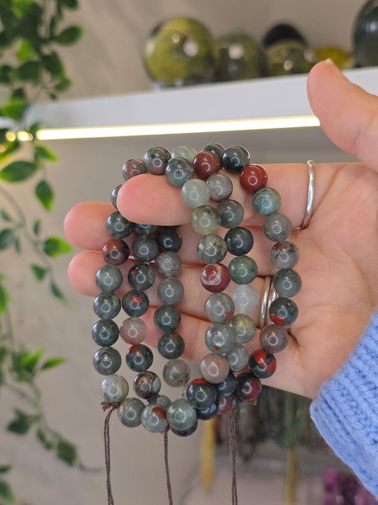 African Bloodstone 8.5mm