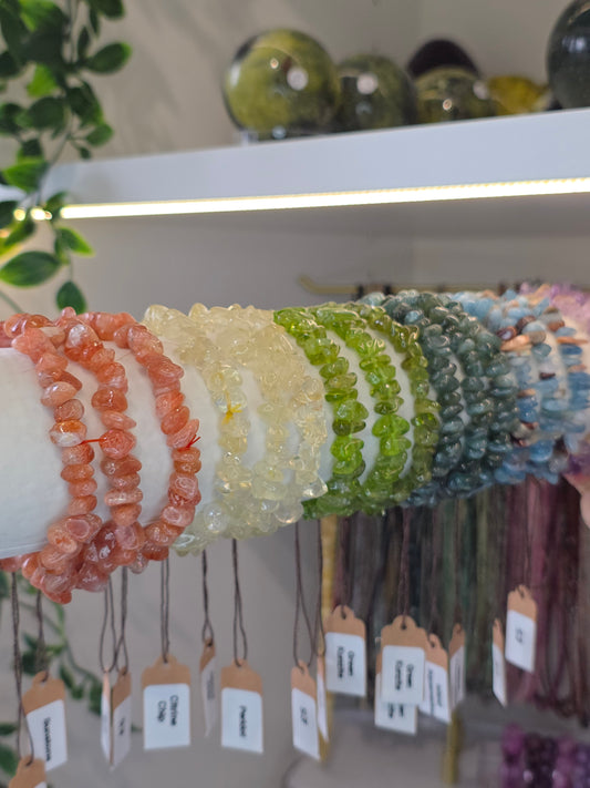Different Material Chip Bracelets