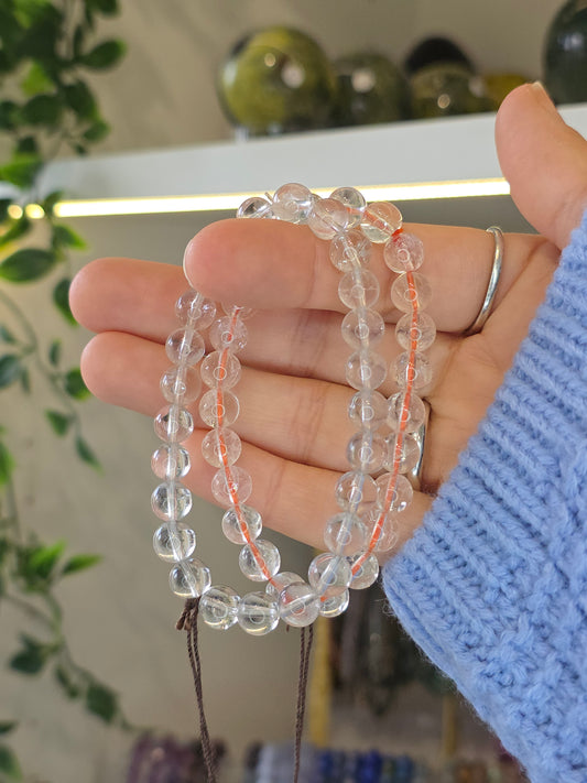 Clear Quartz Bracelet 8mm