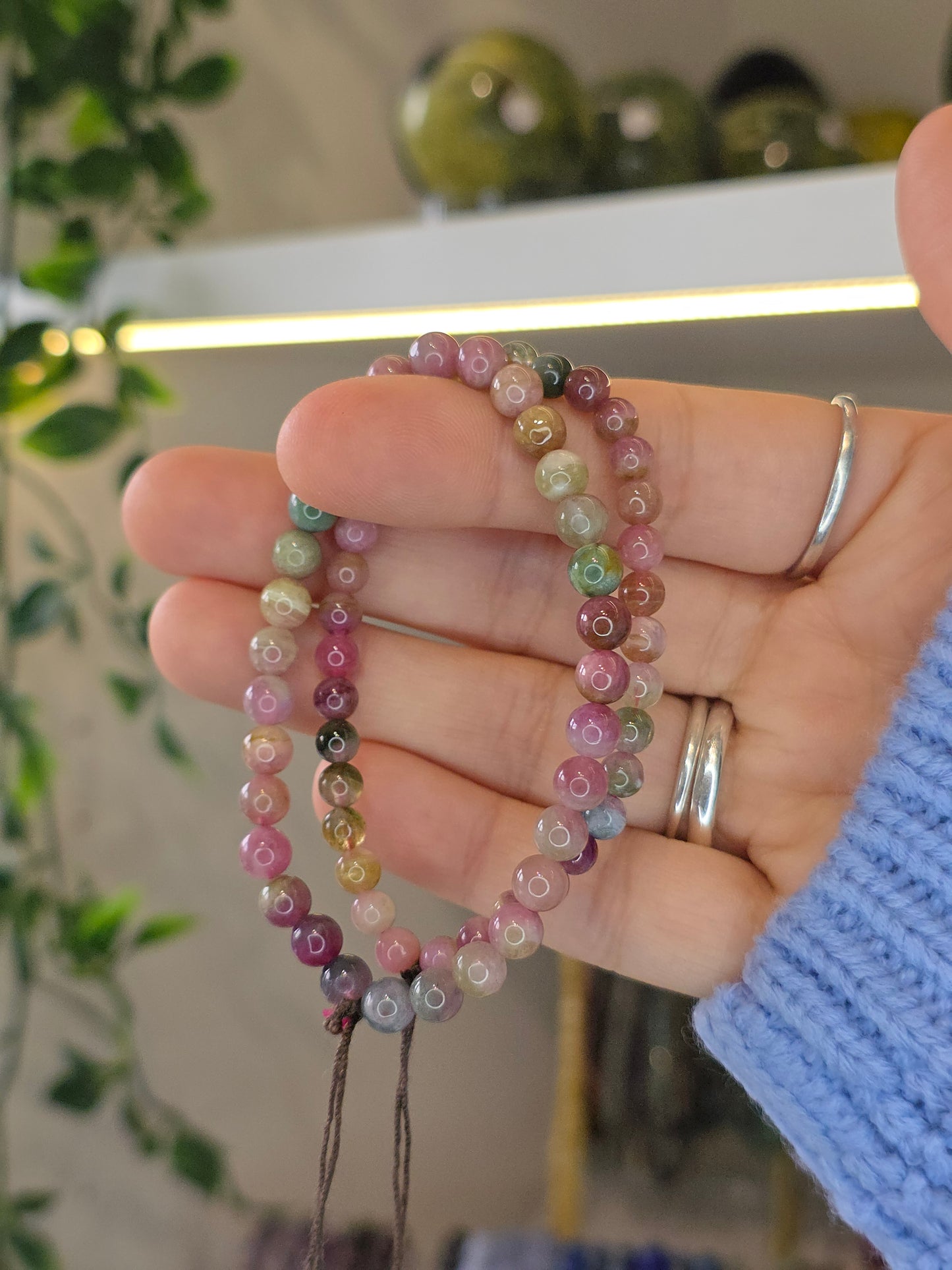 Watermelon Tourmaline Bracelets Various Sizes