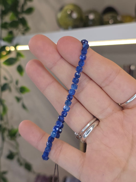 Facetted Kyanite Bracelets 4mm