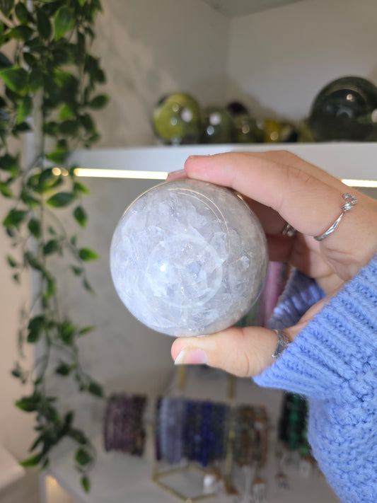 Blue Rose Quartz Sphere A