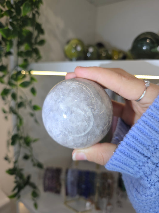 Blue Rose Quartz Sphere A