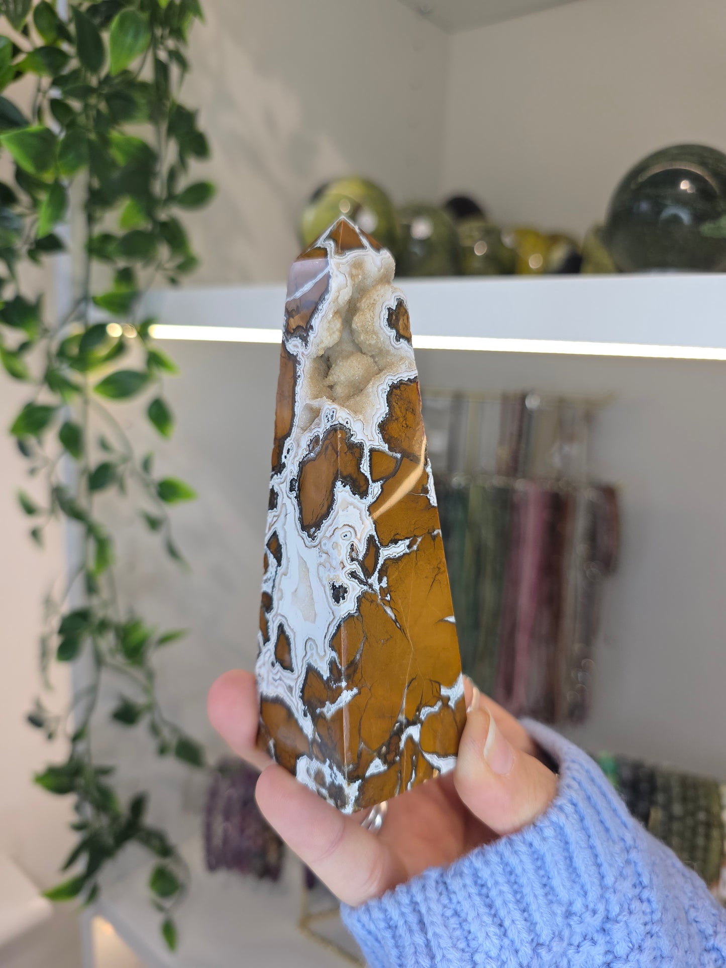 Indonesian Brecciated Jasper Tower A