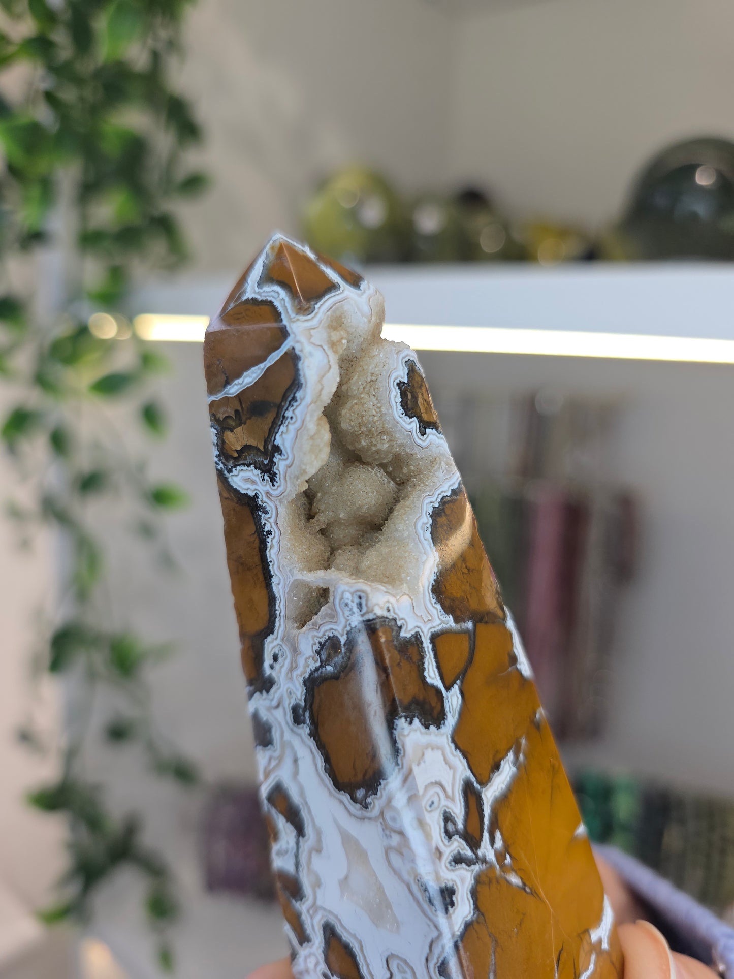 Indonesian Brecciated Jasper Tower A