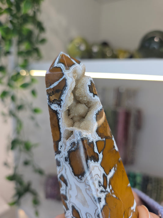 Indonesian Brecciated Jasper Tower A