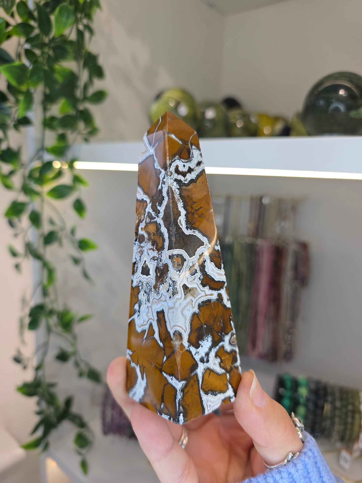 Indonesian Brecciated Jasper Tower A