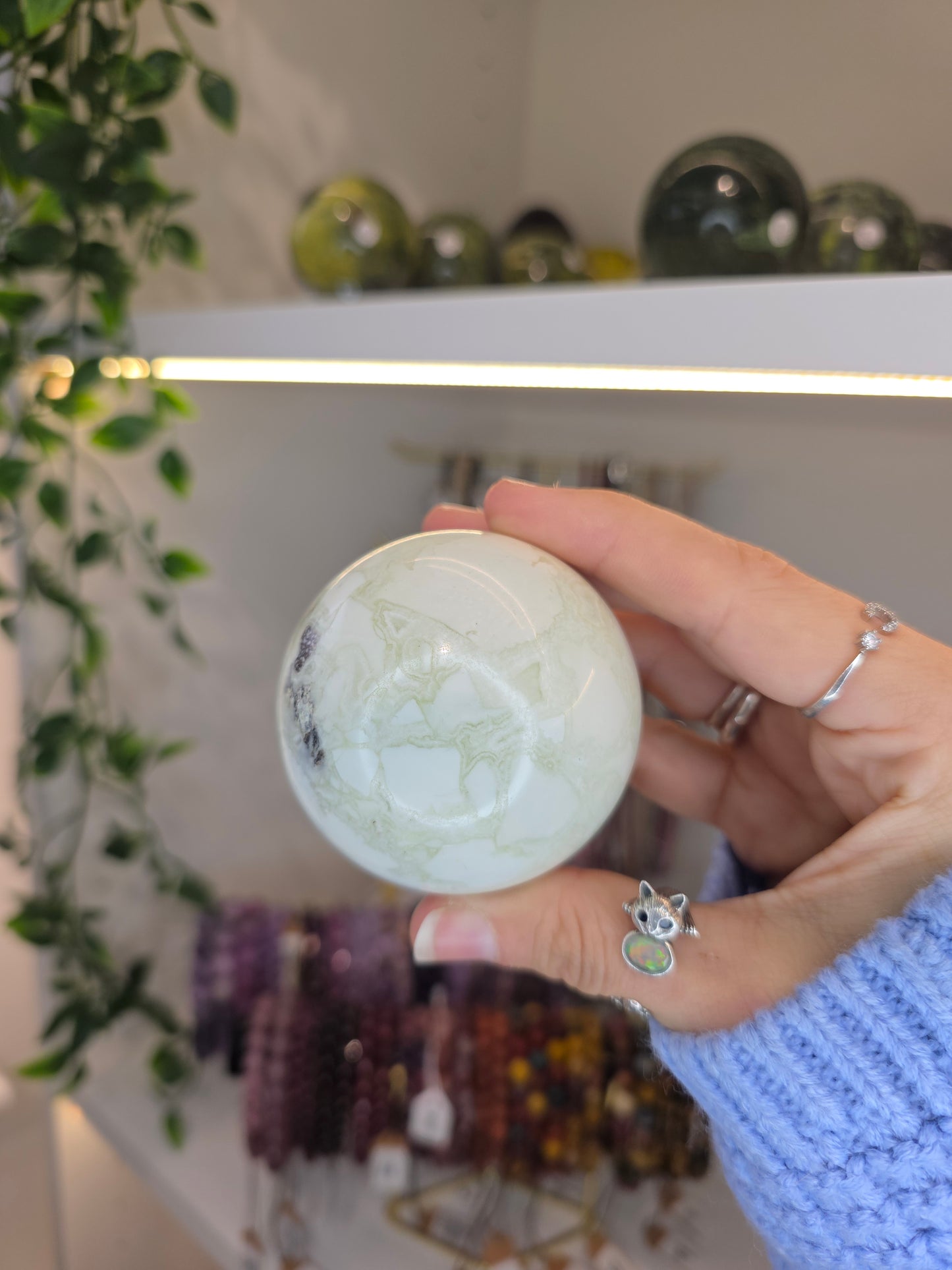 Indonesian Green Maligano Jasper Spheres