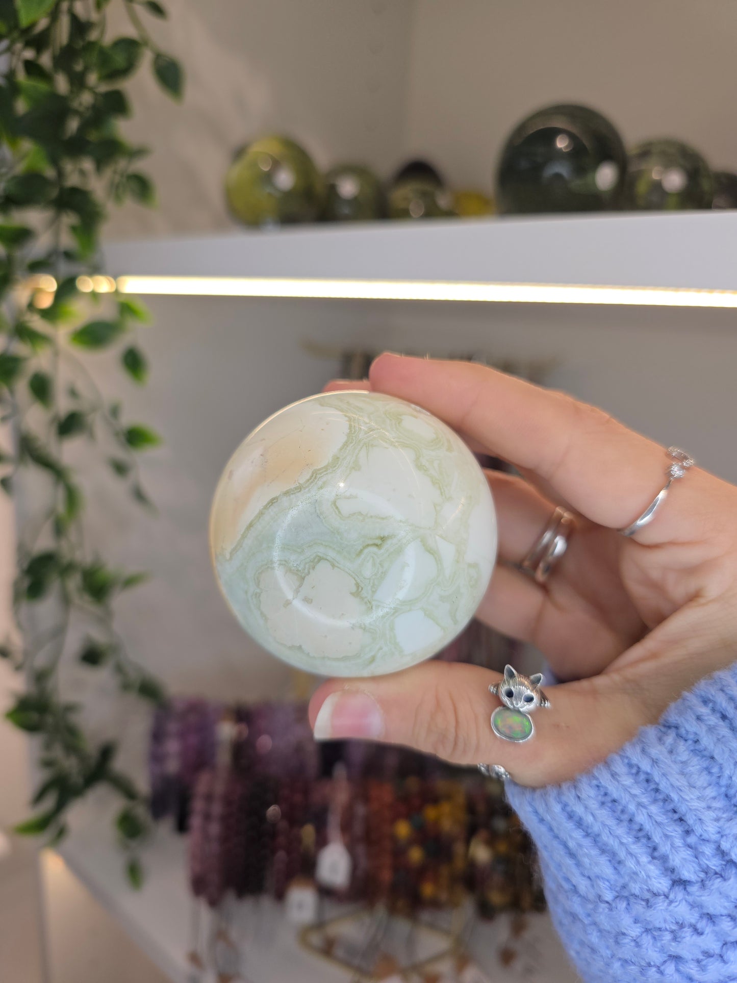 Indonesian Green Maligano Jasper Spheres