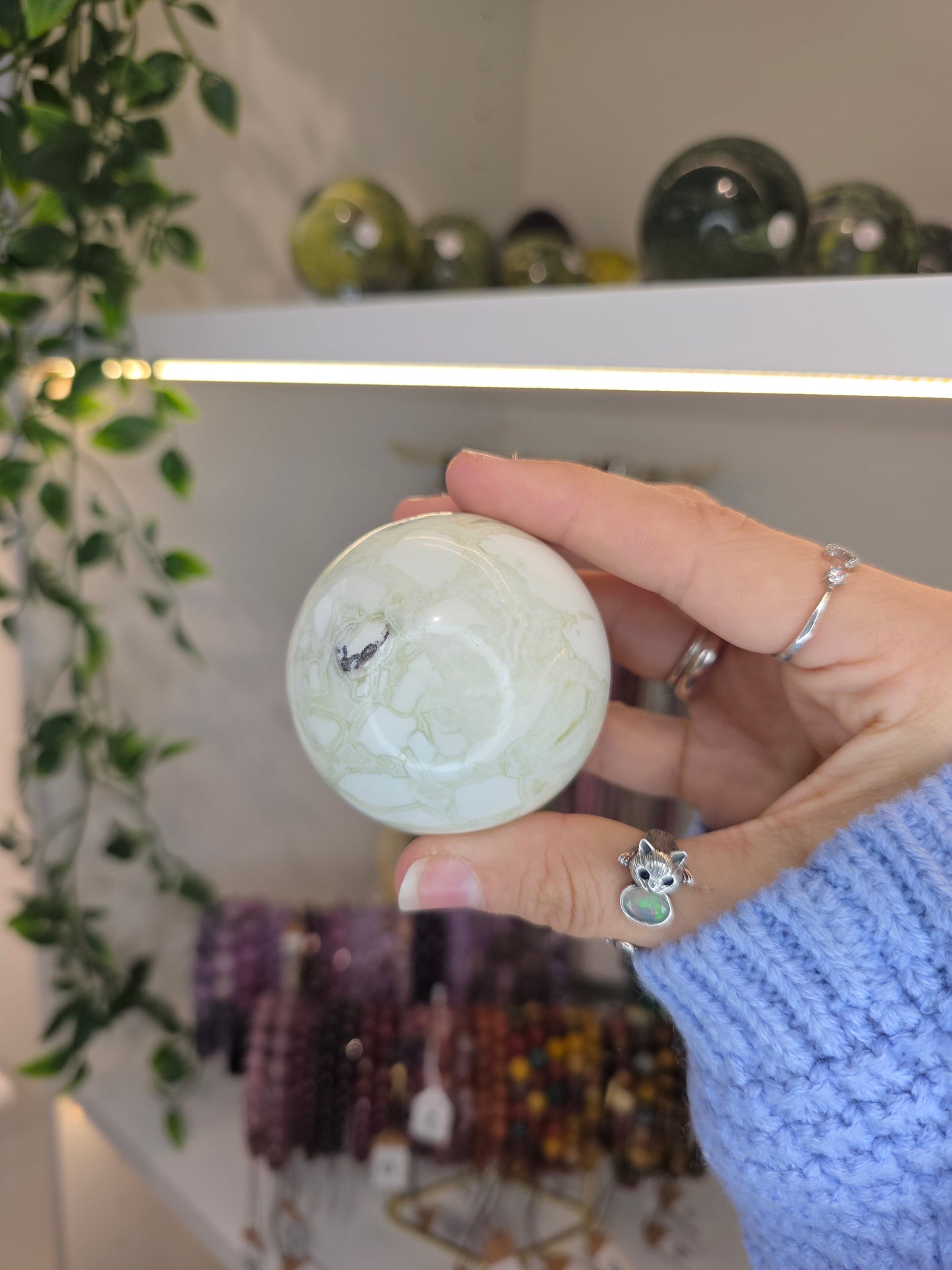 Indonesian Green Maligano Jasper Spheres