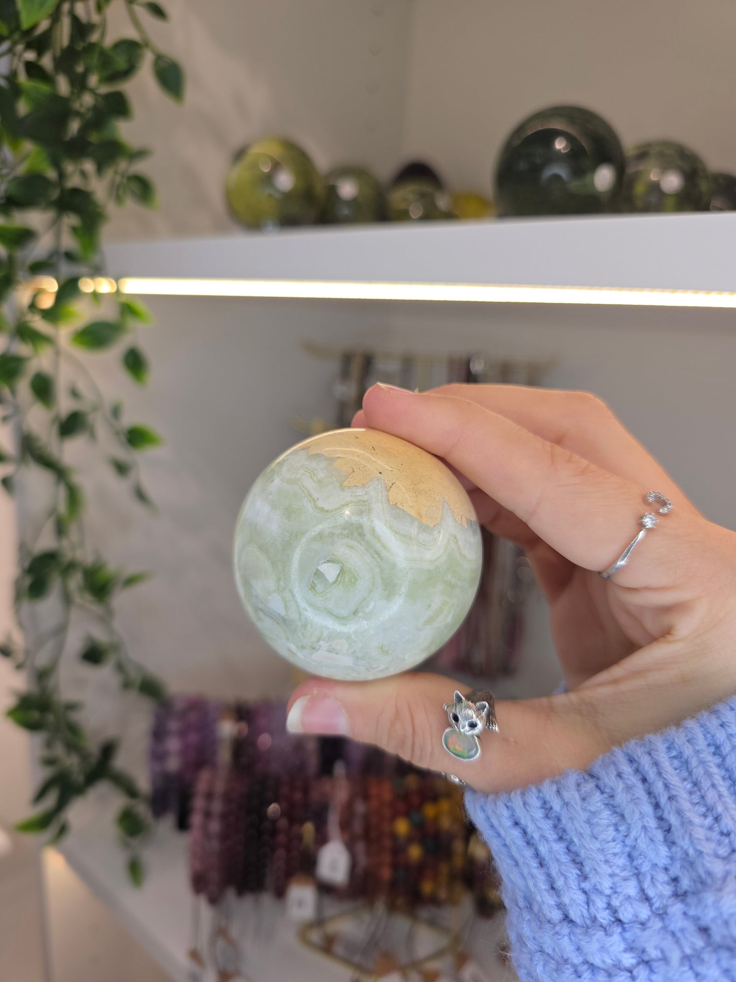 Indonesian Green Maligano Jasper Spheres