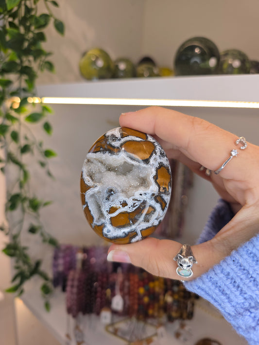Indonesian Brecciated Jasper Palm Stones